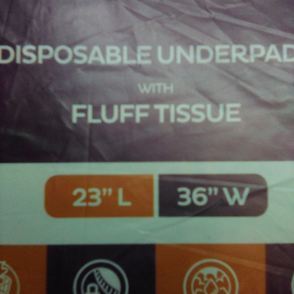 NIP StackMan Disposable Underpads (with fluff tissue) 50 pack 23" L & 36" W - Picture 5 of 13